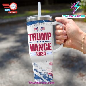 Trump Vance 2024 Fight Fight Fight Tumbler