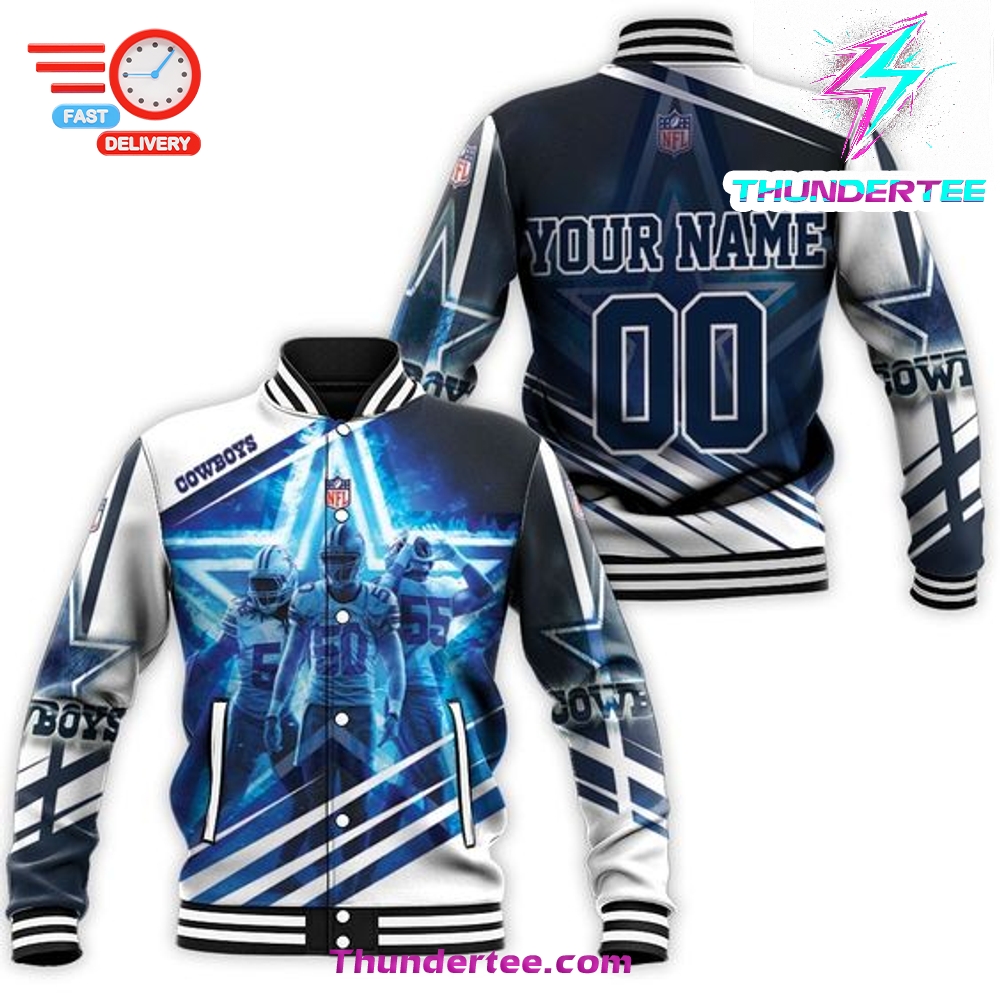 Dallas Cowboys Baseball Jacket