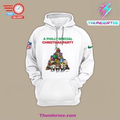 A Philly Special Christmas Party 2024 Raglan Hoodie