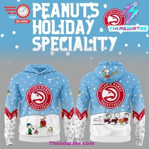 Atlanta Hawks Peanuts Snoopy Nike Hoodie Set V2