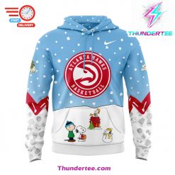 Atlanta Hawks Peanuts Snoopy Nike Hoodie Set V2