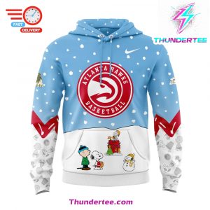 Atlanta Hawks Peanuts Snoopy Nike Hoodie Set V2