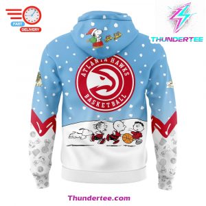 Atlanta Hawks Peanuts Snoopy Nike Hoodie Set V2