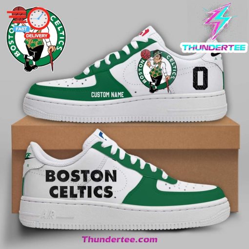 Boston Celtics Custom Name & Number AF1 SNEAKER