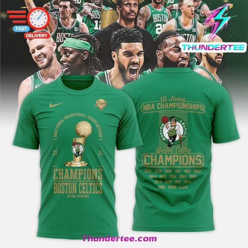 Boston Celtics NBA Champions Shirt 2024