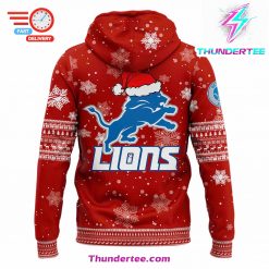 Detroit Lions 2024 Merry Christmas Premium Limited Pullover Hoodie