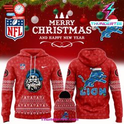 Detroit Lions 2024 Merry Christmas Special Premium Limited Pullover Hoodie