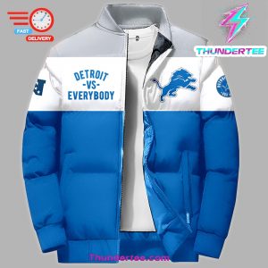 Detroit Lions 2024 Premium Limited 3D Bomber Down Jacket