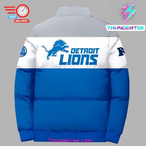 Detroit Lions 2024 Premium Limited 3D Bomber Down Jacket