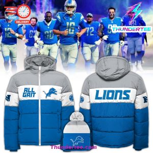 Detroit Lions 2024 Premium Limited 3D Down Jacket