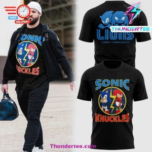 Detroit Lions Sonic Knuckles Dynamic Duo Tee