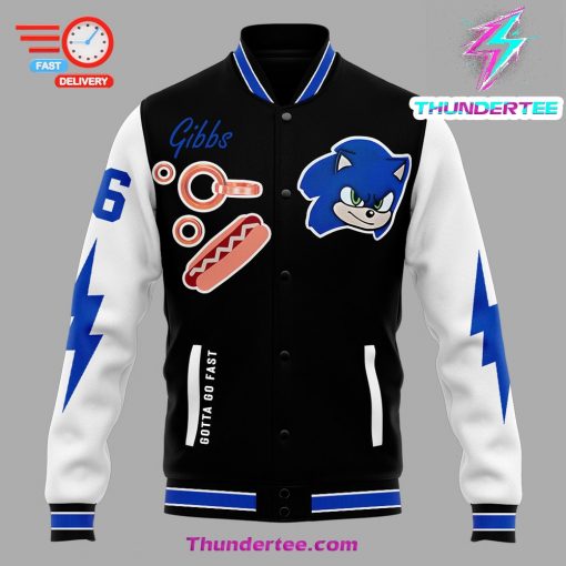 Detroit Lions Sonic Knuckles Premium Limited Jacket Sonic Gibbs