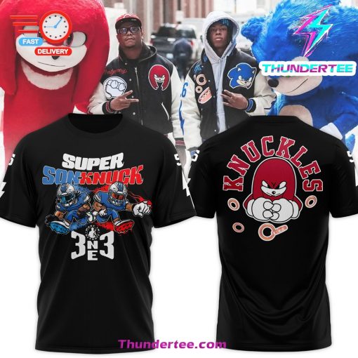 Detroit Lions Sonic Knuckles Premium Limited Tee