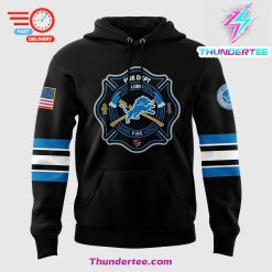 Detroit Lions x 2024 Firefighter Appreciation Night Premium Limited Pullover Hoodie