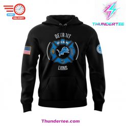 Detroit Lions x 2024 Firefighter Appreciation Night Premium Limited Pullover Hoodie V2 2