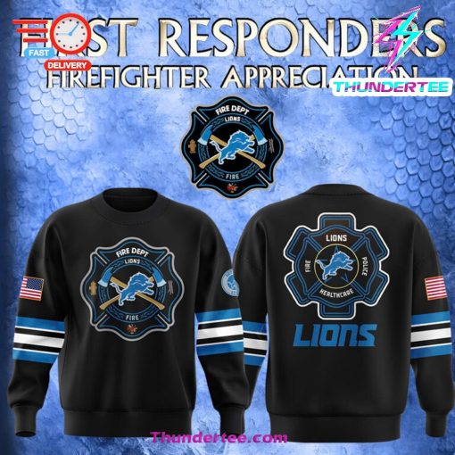 Detroit Lions x 2024 Firefighter Appreciation Night Premium Limited Sweatshirt