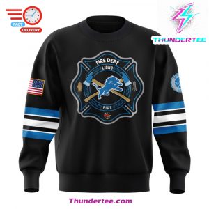 Detroit Lions x 2024 Firefighter Appreciation Night Premium Limited Sweatshirt