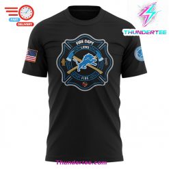 Detroit Lions x 2024 Firefighter Appreciation Night Premium Limited Tee