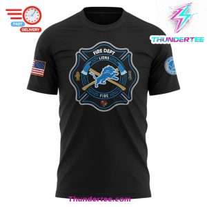 Detroit Lions x 2024 Firefighter Appreciation Night Premium Limited Tee