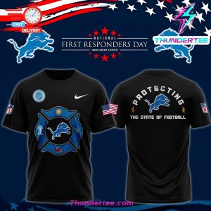 Detroit Lions x 2024 First Responders Day Premium Limited Tee