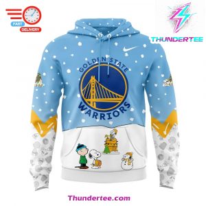 Golden State Warriors Peanuts Snoopy Nike Hoodie Set V2