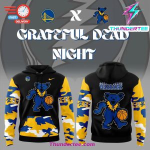 Limited Edition Nike Golden State Warriors Grateful Dead Night Hoodie Set