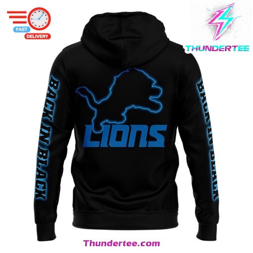 Men’s Nike Back In Black Detroit Lions Football Club Fleece Pullover Hoodie