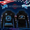 Unisex’s Detroit Lions x 2024 Firefighter Appreciation Night Premium Limited Pullover Waffle Hoodie