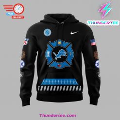 Men’s Nike Detroit Lions 2024 First Responders Day Premium Limited Pullover Hoodie