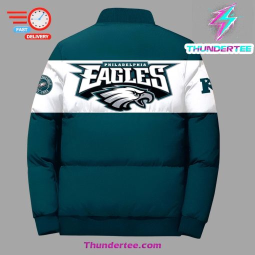 Philadelphia Eagles 2024 Premium Limited 3D Bomber Down Jacket