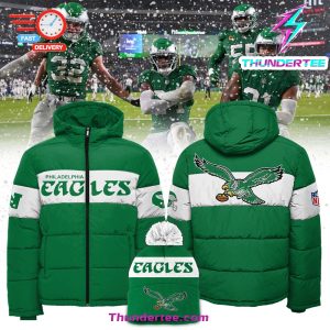 Philadelphia Eagles 2024 Premium Limited Kelly Green 3D Down Jacket