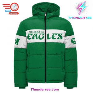 Philadelphia Eagles 2024 Premium Limited Kelly Green 3D Down Jacket