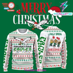 Philadelphia Eagles A Philly Special Christmas Knitted Sweater 2024