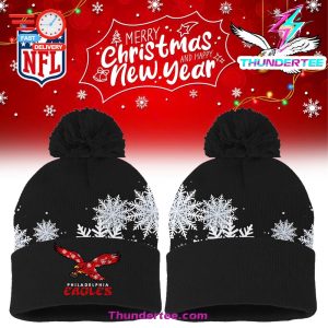 Philadelphia Eagles Christmas 2024 Bobble Hat