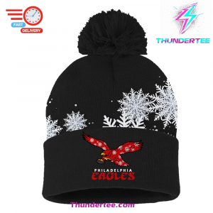 Philadelphia Eagles Christmas 2024 Bobble Hat