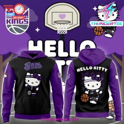 Sacramento Kings 2024 NBA Hello Kitty Premium Limited Hoodie