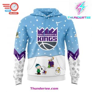 Sacramento Kings Peanuts Snoopy Nike Hoodie Set V2