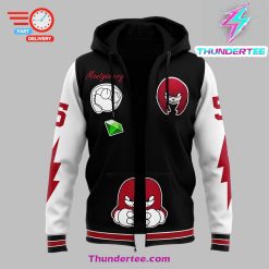 Unisexs Nike Pro Detroit Lions 2024 Sonic and Knuckles Premium Limited Pullover Zip Hoodie Knuckles Montgomery 2