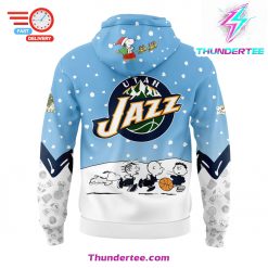 Utah Jazz Peanuts Snoopy Nike Hoodie Set V2