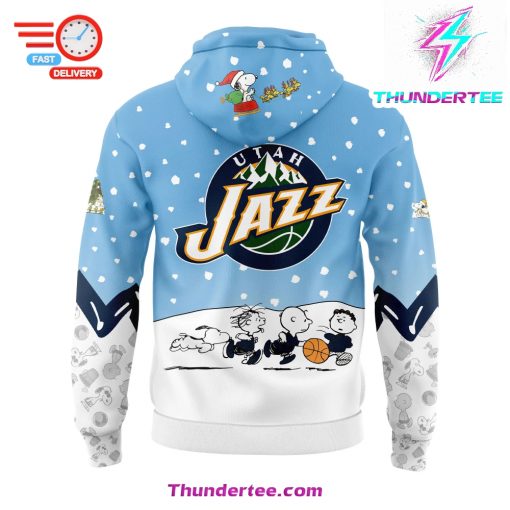 Utah Jazz Peanuts & Snoopy Nike Hoodie Set V2