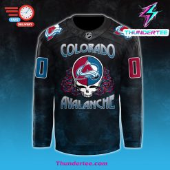 Colorado Avalanche x Grateful Dead Night 2024 Custom Jersey