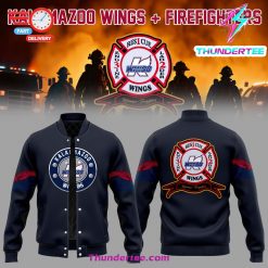 Kalamazoo Wings Firefighters Bomber Jacket