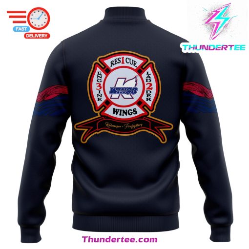 Kalamazoo Wings Firefighters Bomber Jacket