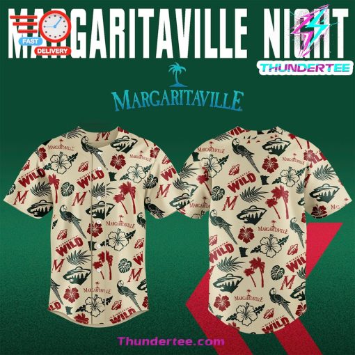 Minnesota Wild x Margaritaville Night Premium Limited Baseball Jersey