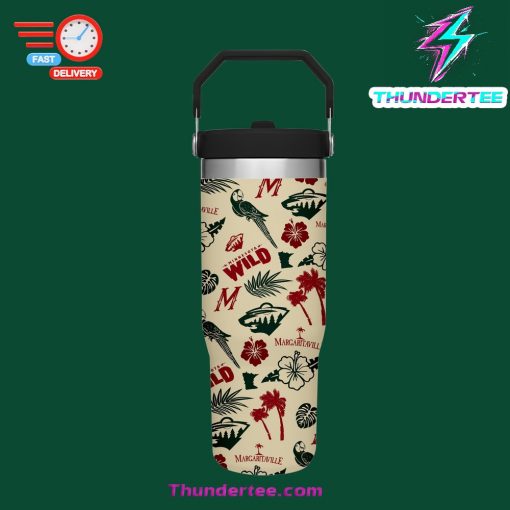 Minnesota Wild x Margaritaville Night Premium Limited Handle Tumbler