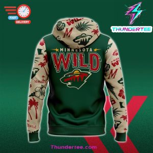 Minnesota Wild x Margaritaville Night Premium Limited Hoodie